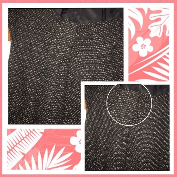 LOFT Black Tweed Cap Sleeve Sheath Dress - Picture 3 of 8